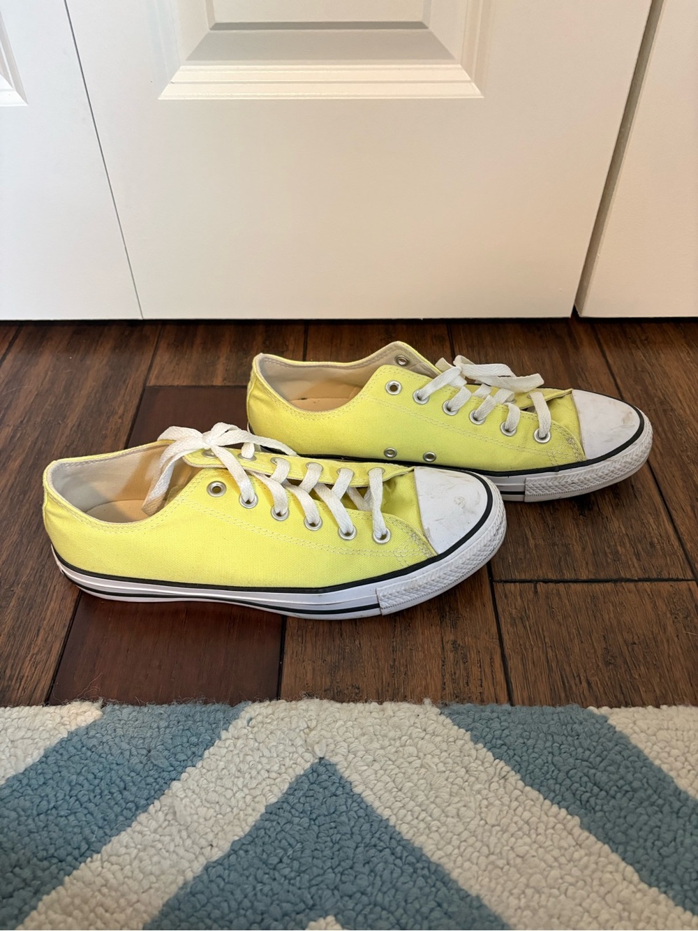 Converse Yellow Canvas Low-Top Sneakers - Picture 2 of 4